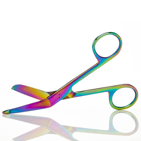 Lister Bandage Scissors 4 1/2" Rainbow