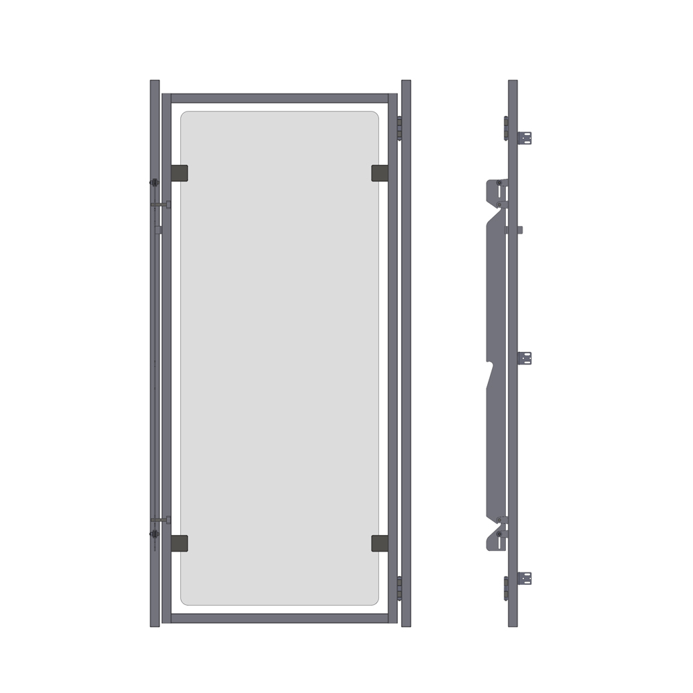 Kennel Glass Door without Frame