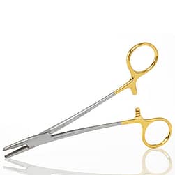 Mayo Hegar Needle Holder, Serrated 6", Tungsten Carbide