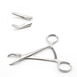 Bone Reduction Forceps , 6" Small Curved