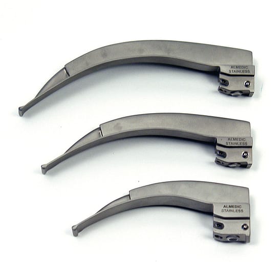 McIntosh Fiber Optic Laryngoscope Blades