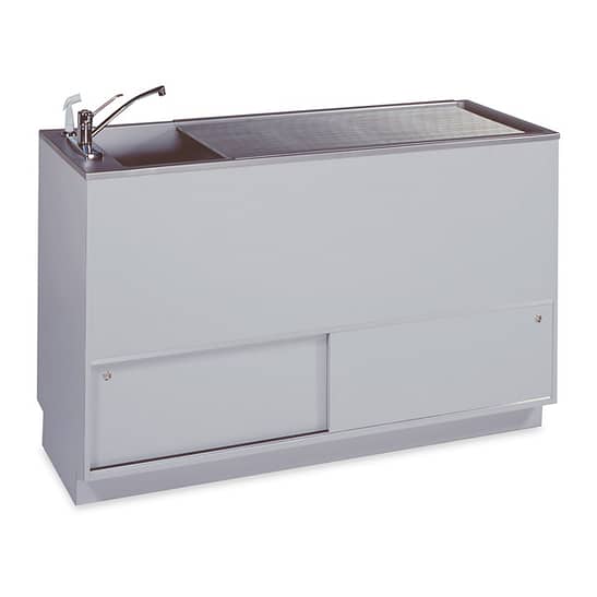 Imperial 18 Single-Depth Tub Prep-Procedure Tables (Faucet sold separately)