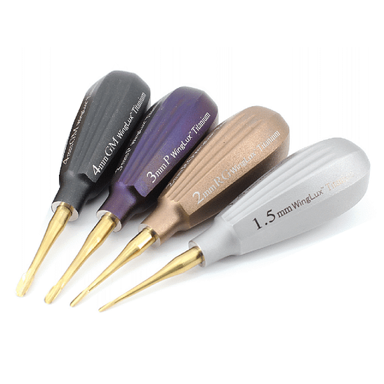 Kit de 4 luxateurs ailés WingLux en titanium colorés