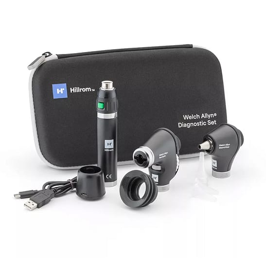 3.5V Diagnostic Set PanOptic Ophthalmoscope, MacroView Otoscope Welch Allyn