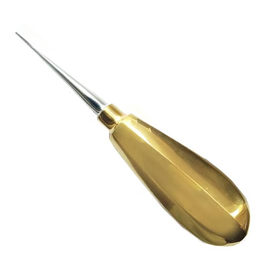 Winged Tip Elevator 1mm Stubby Gold Handle