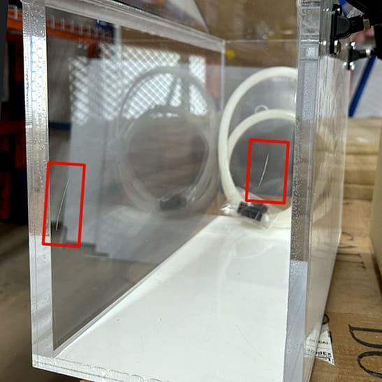 Large Inductio Chamber Scratches