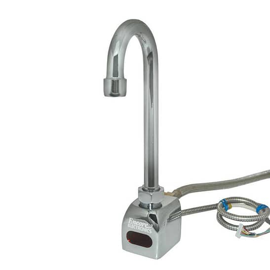 Hands Free Infrared Sensor Faucet with Gooseneck Spout