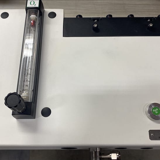 Wall-mount Moduflex Optimax Veterinary Anesthesia Machine - Scratches