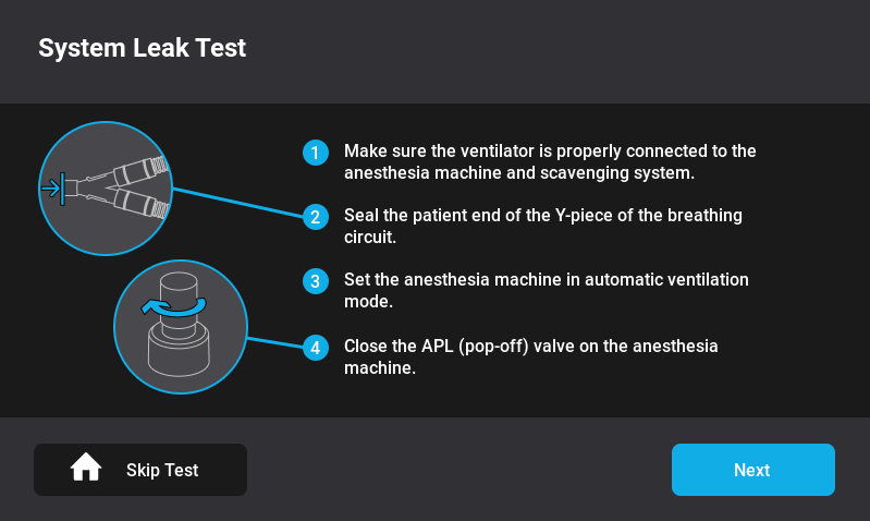 Leak Test Screen InsPurr 1