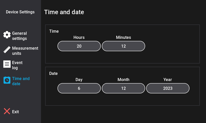 Time Date Screen InsPurr