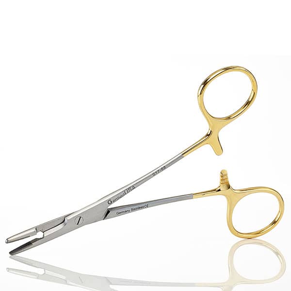 Olsen Hegar Needle Holder With Scissors, Tungsten Carbide - Dispomed