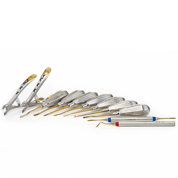 Ensemble d'instruments pour extraction dentaire - Dispomed