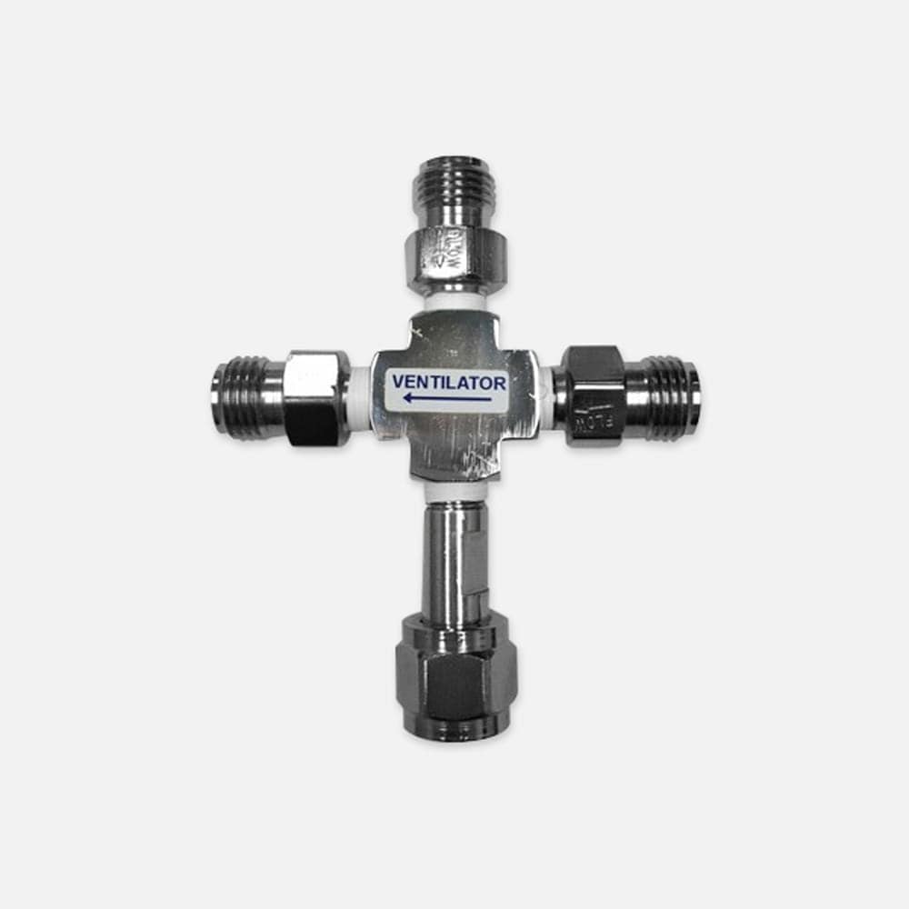 Splitter for Dual Oxygen and Ventilator