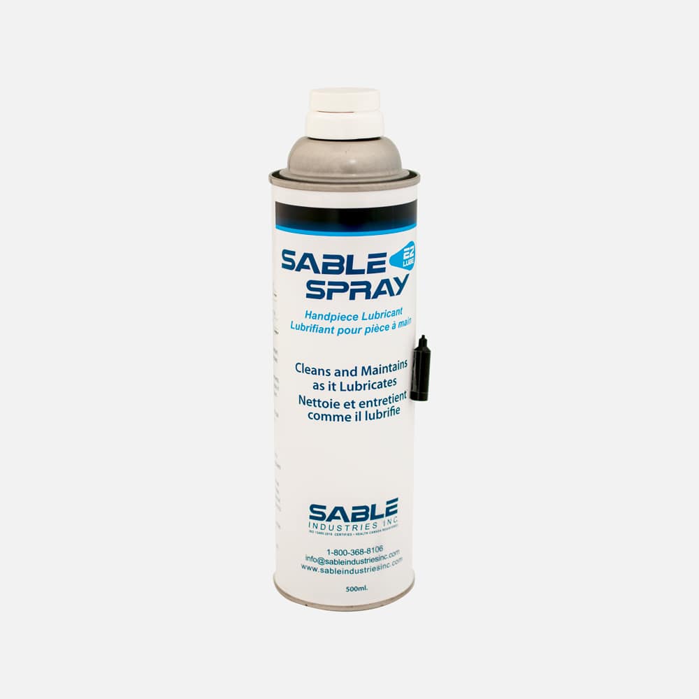 Sable EZ Lube, Handpiece Aerosol Lubricant - Vetamac Sable EZ Lube, Handpiece Aerosol Lubricant - Vetamac