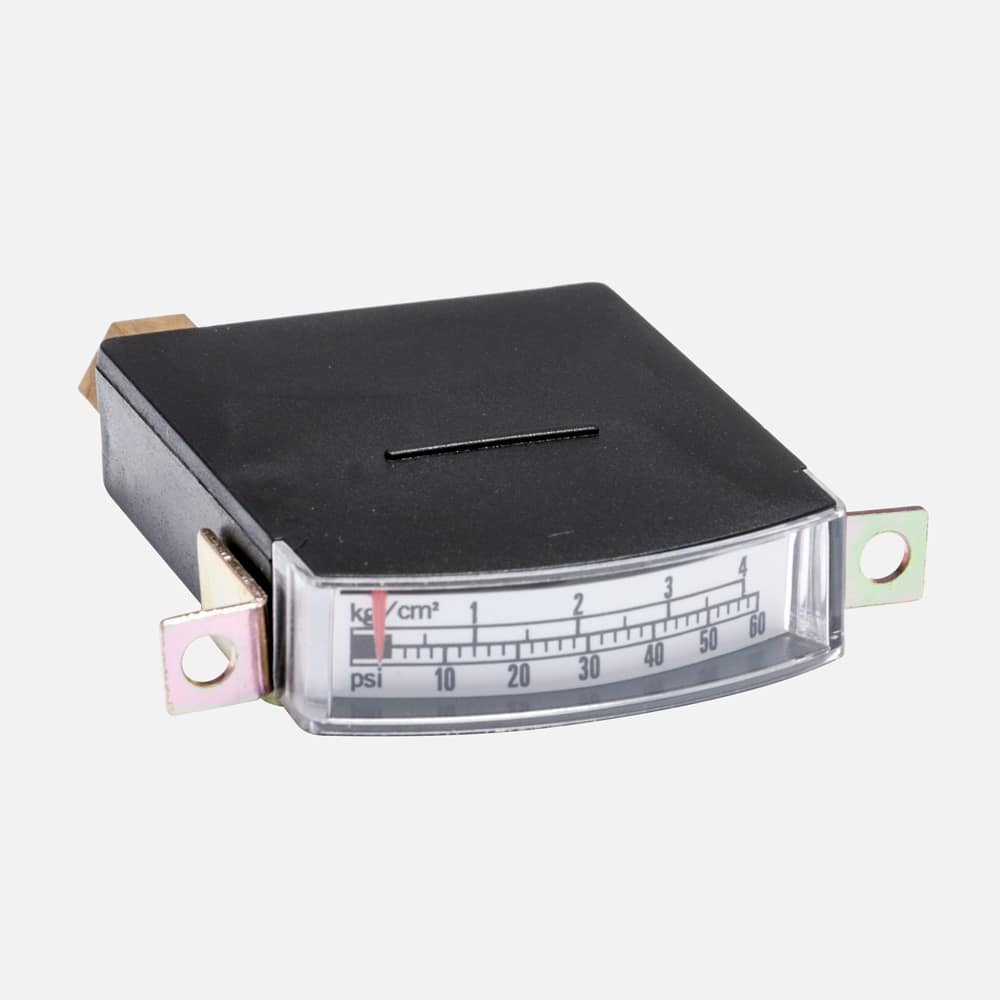 Highdent Gauge, Rectangular, 0-60PSI