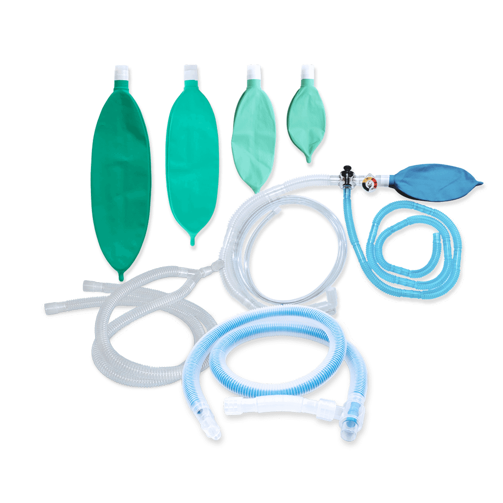 Breathing circuit and bag kit