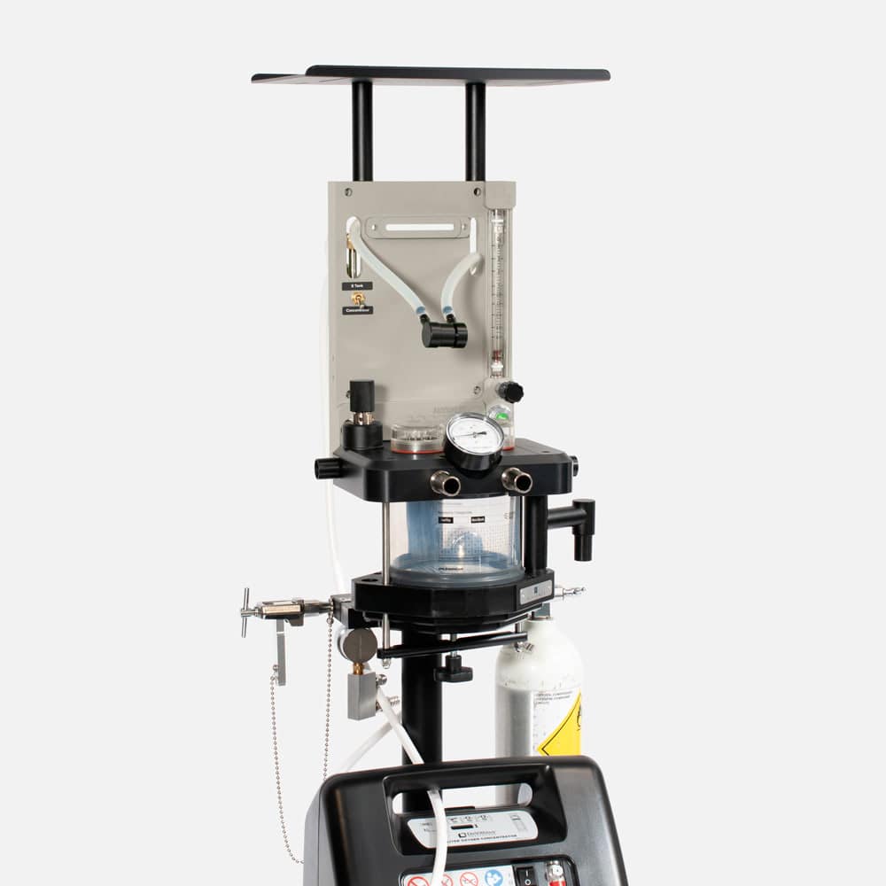 Moduflex Access2 Veterinary Anesthesia Machine with integrated concentrator