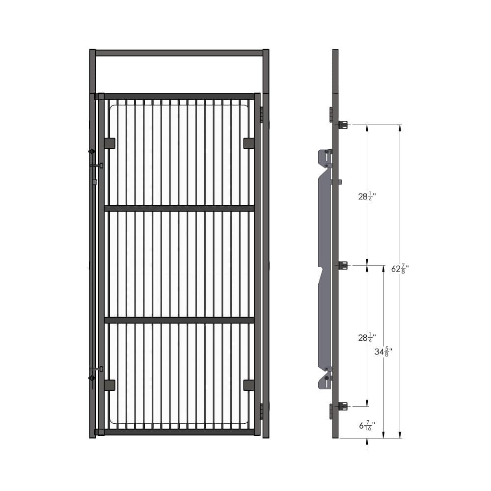 Full-Frame Kennel Doors with Grill