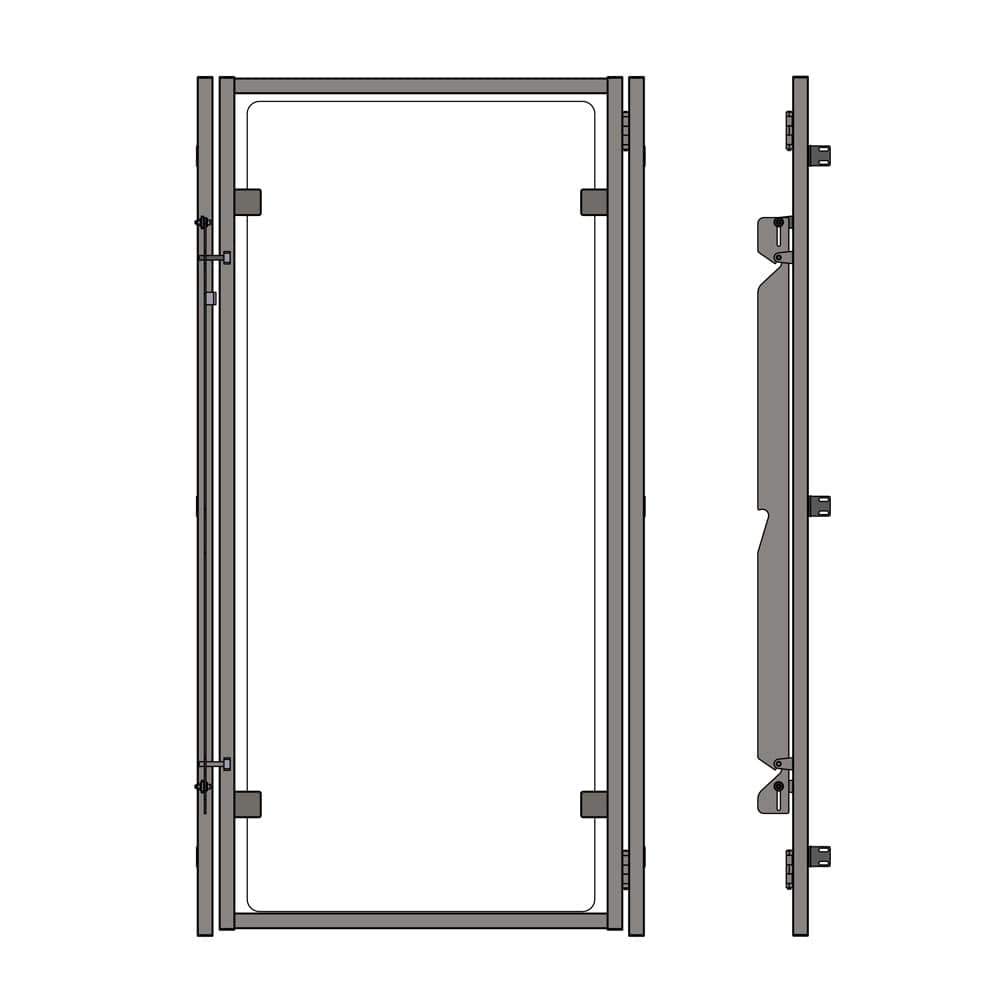 Glass Kennel Doors
