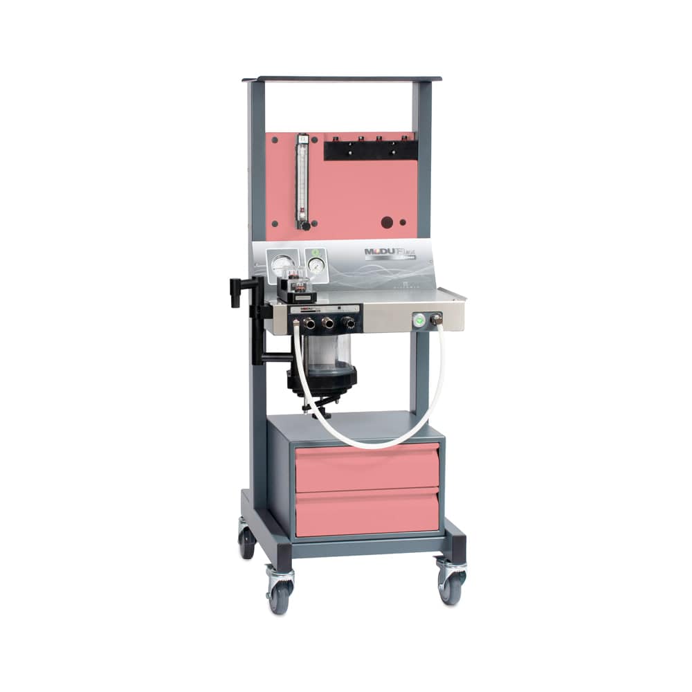 Moduflex Optimax Veterinary Anesthesia Machine - Vintage Pink