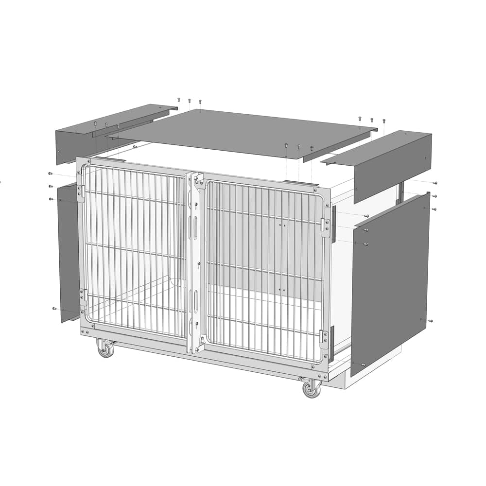 Tobyguard Cage Bank End and Top Panels