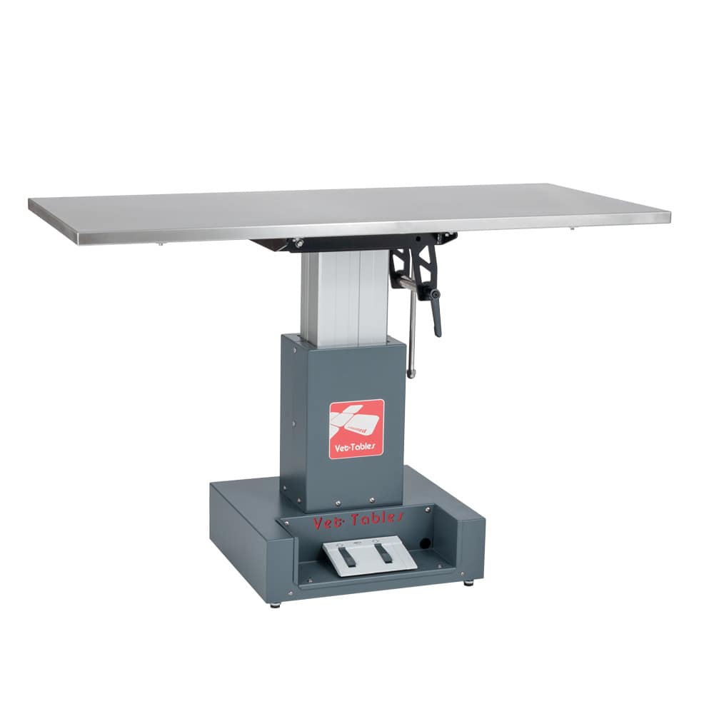 Table à colonne électrique Vet-Tables avec plateau d'examen