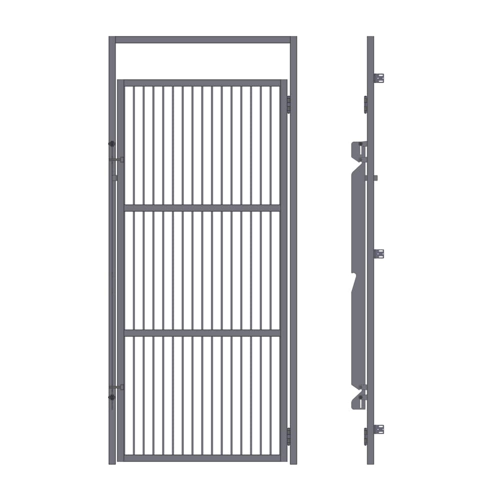 Full-Frame Kennel Doors with Grill