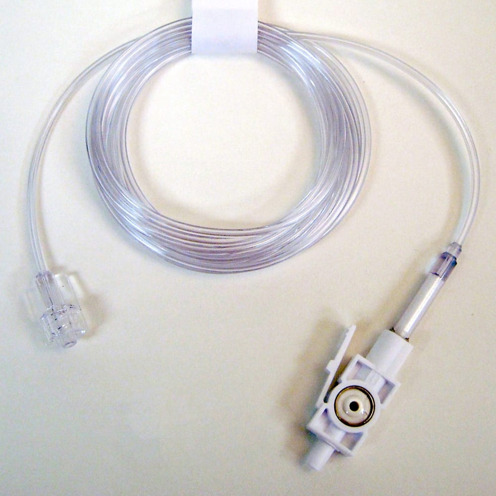 Ligne d’échantillonnage Respitonics - Luer Lock (Équin) Humidité faible