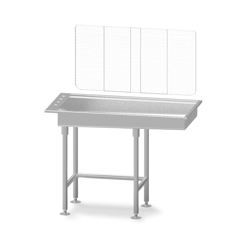 Economy Stainless Steel 6" Deep Wet Table