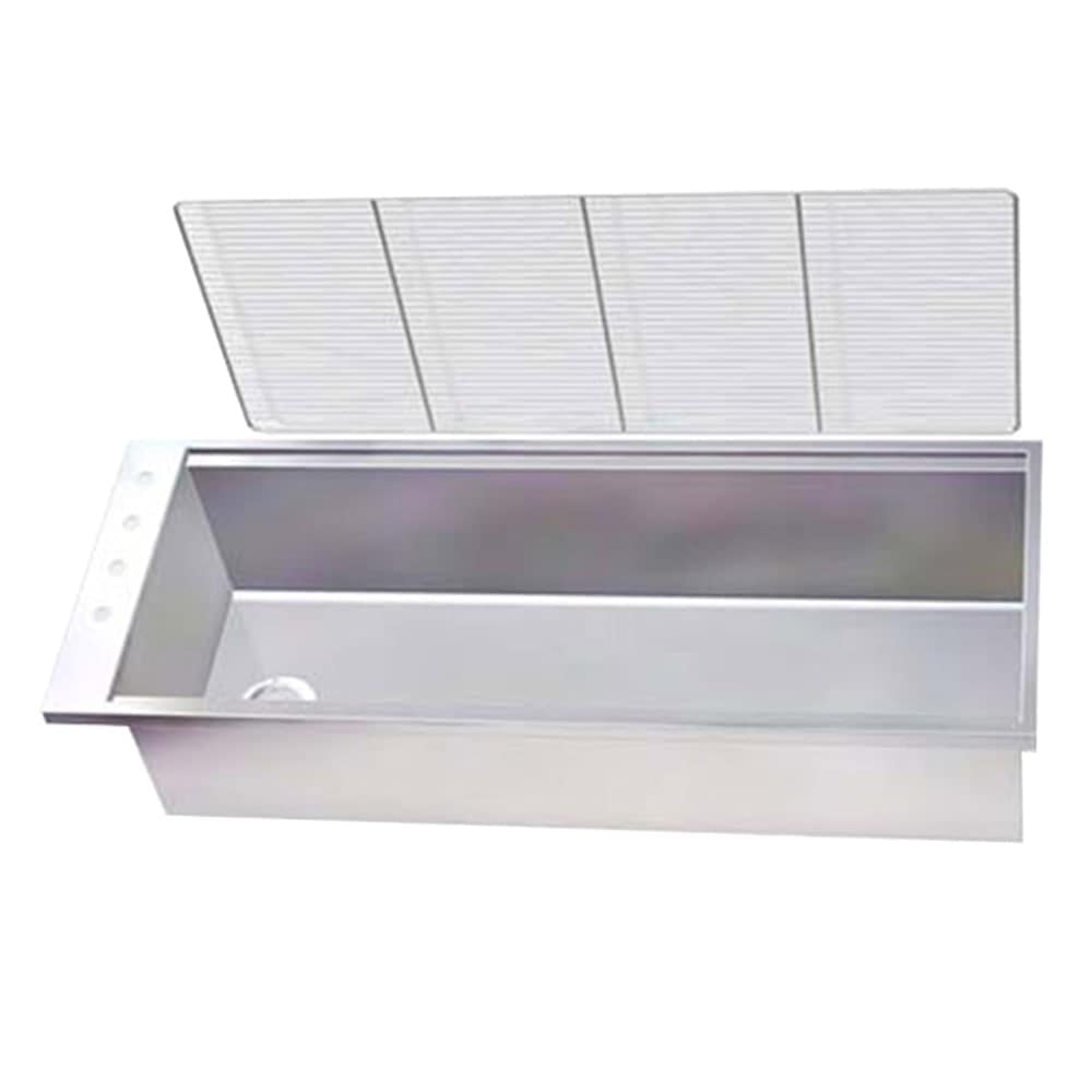 Évier de bain de dentisterie en acier inoxydable de 15″ de profondeur