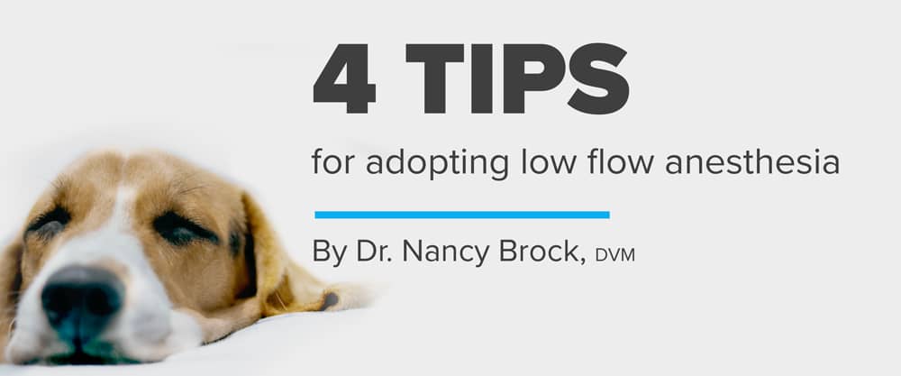 4 tips for adopting low flow anesthesia