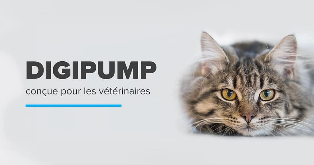 Digipump conçue pour les vétérinaires