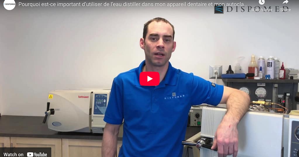Pourquoi utiliser de l'eau distillée?
