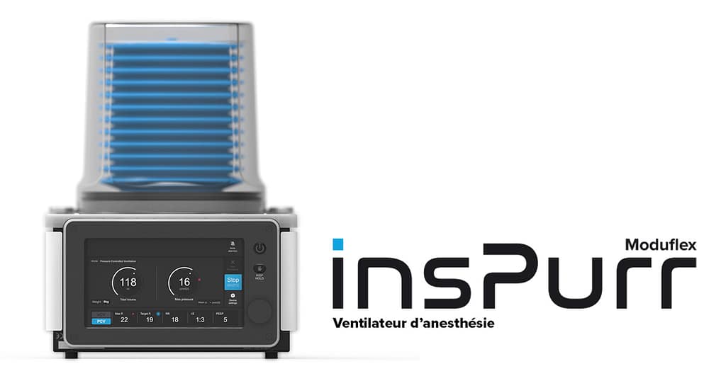 Ventilateur d'anesthésie vétérinaire Moduflex insPurr