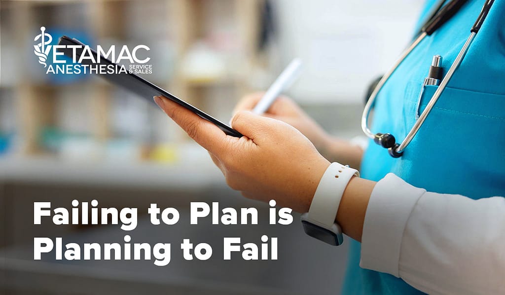 Vol X - Failing to plan is planning to fail