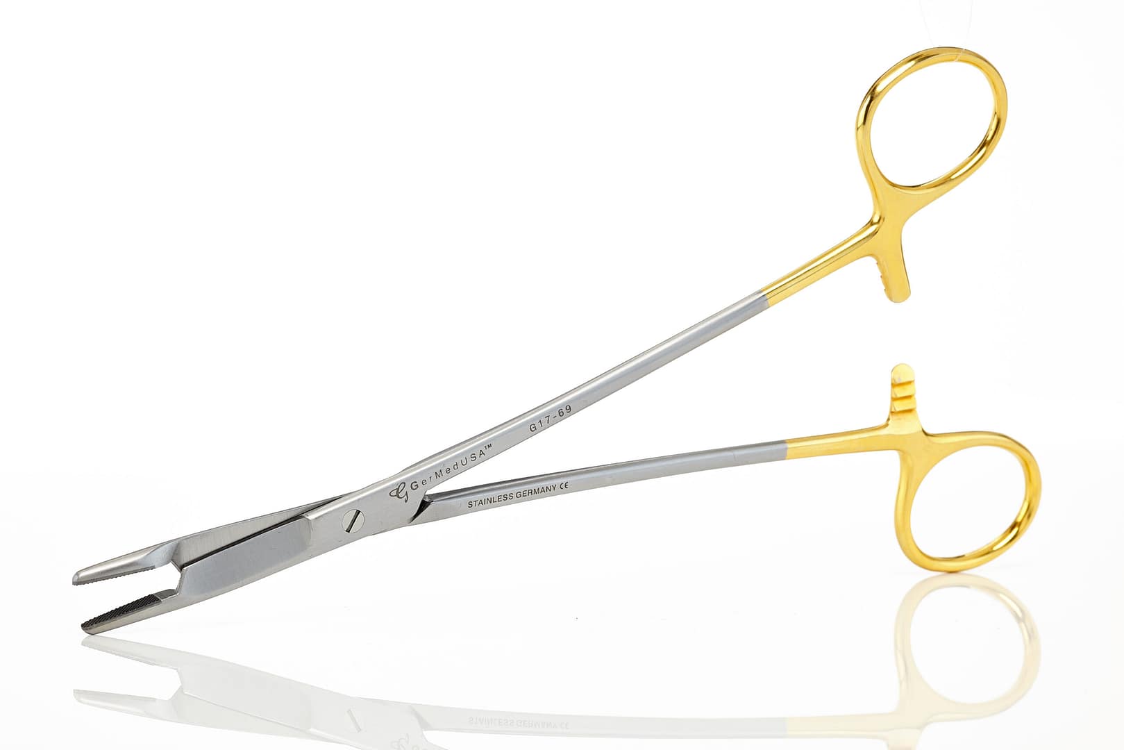 Olsen Hegar Needle Holder With Scissors, Tungsten Carbide