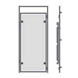 Kennel Glass Door with Frame