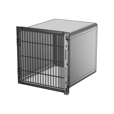 Tobyguard Double Door Stainless Steel Veterinary Cages - Dispomed
