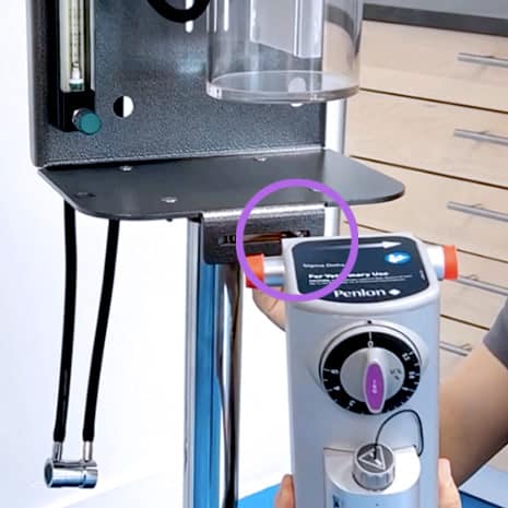 Installing a vaporizer V1