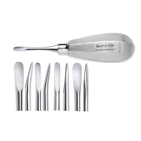 Luxating Elevators Set of 6 Straight Standard Handle