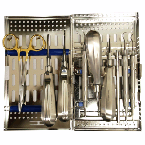 Ensemble d'instruments pour extraction dentaire