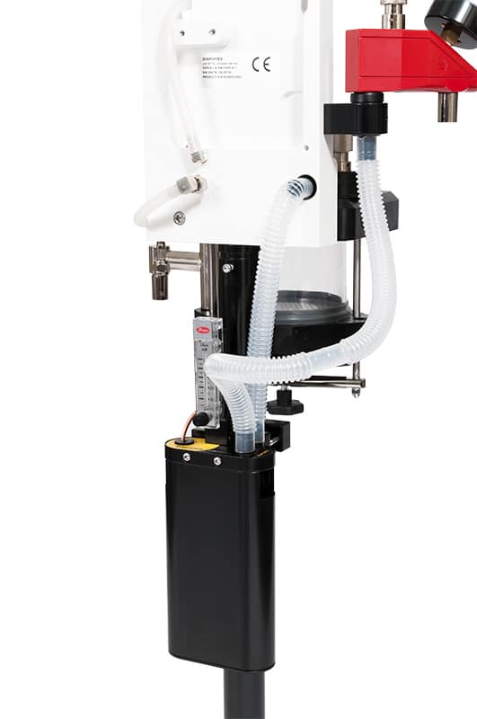 Scavenger interface on Moduflex anesthesia machine