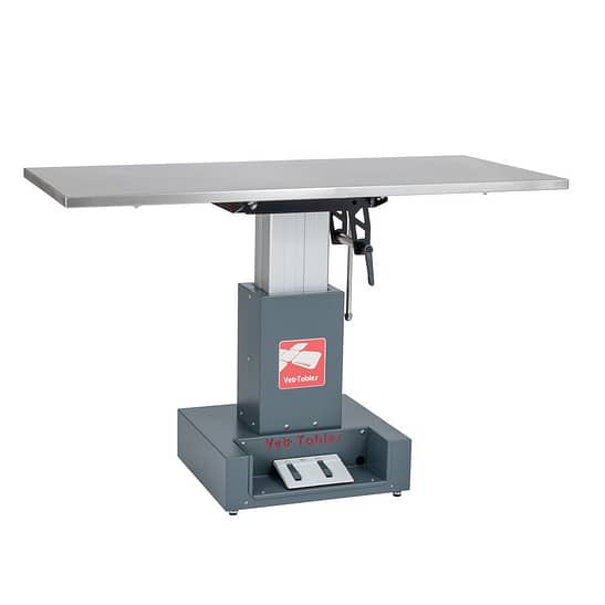 Table à colonne électrique Vet-Tables avec plateau d'examen