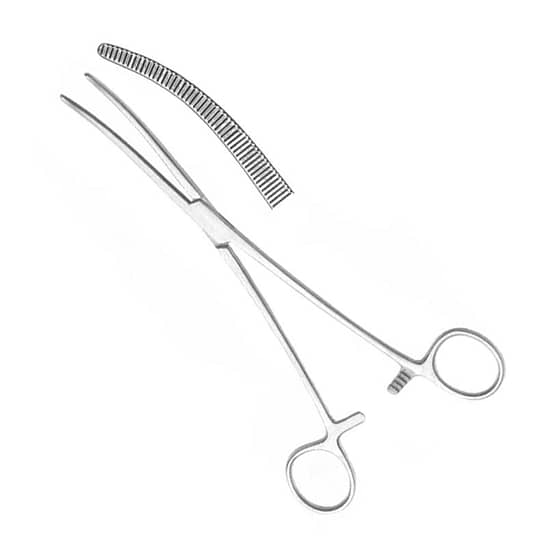 Rochester-Pean Hemostatic Forcep, Curved