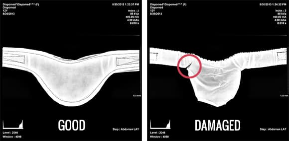 Comment contrôler les tabliers plombés avec un équipement à rayons X
