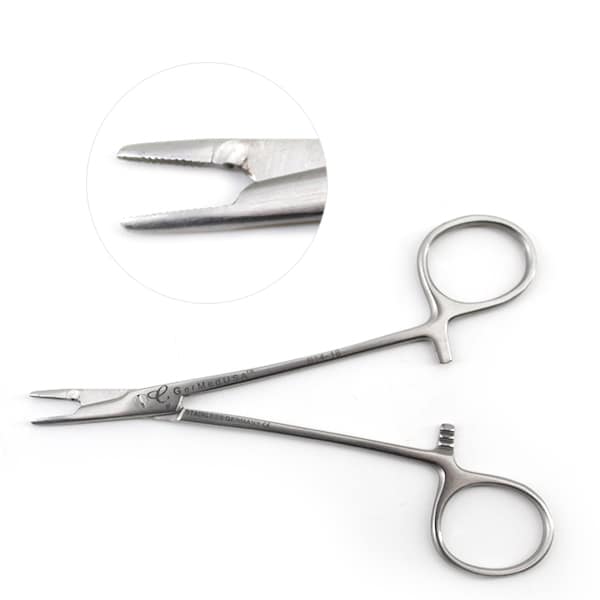 Olsen Hegar Needle Holder With Scissors