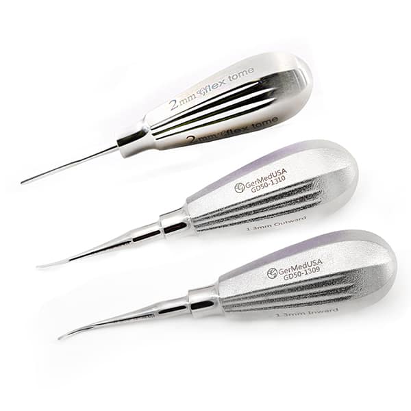 Veterinary Deciduous Canine Extraction Set with Stubby Handle