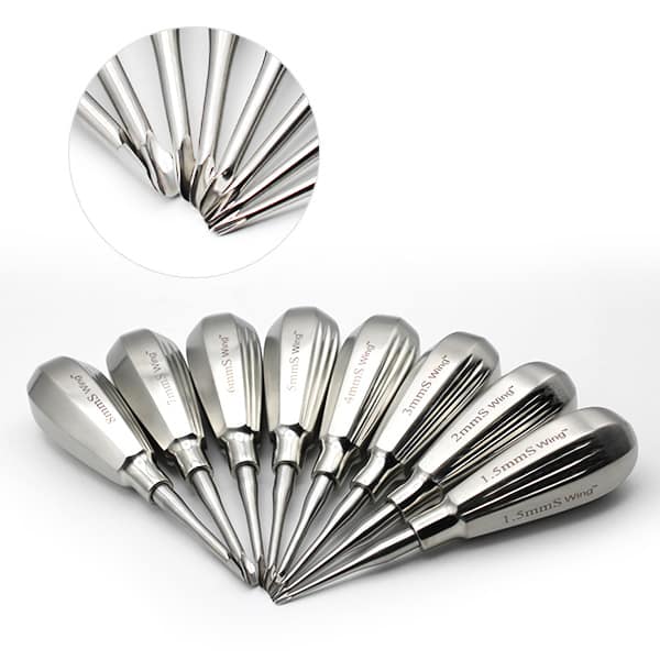 Winged Elevators Set of 8 Small Handle