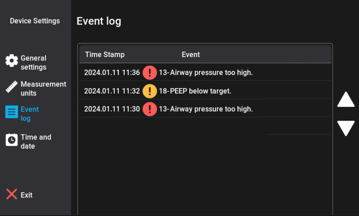 border-img Event Log - insPurr Screen