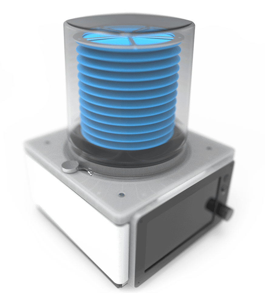 Rendu 3D du ventilateur d’anesthésie vétérinaire Moduflex insPurr